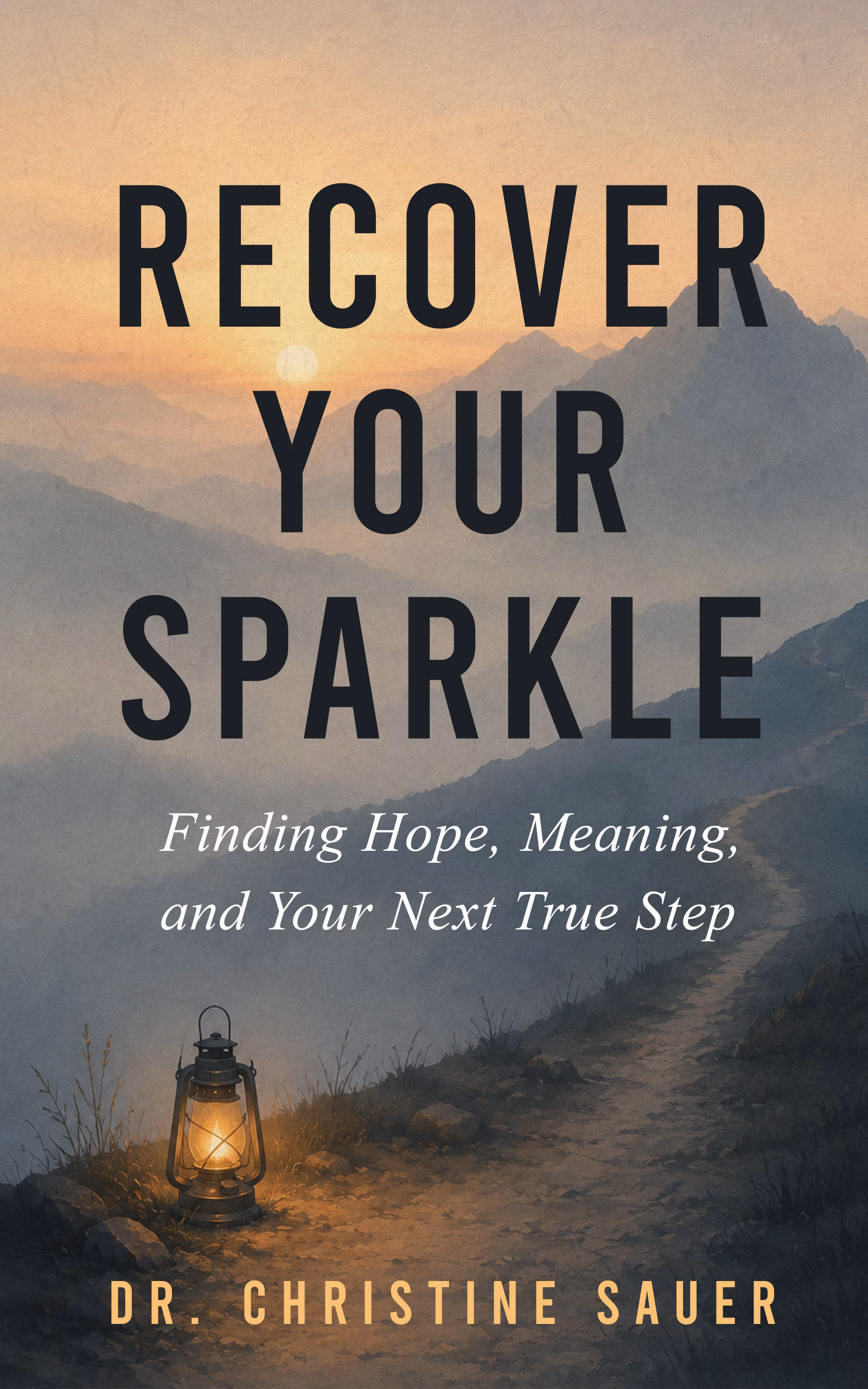 recover your sparkle book dr christine sauer dr. christine sauer finding hope meaning and the next true step depression recovery book